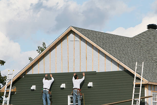 Professional Siding Repair technician working in Gasburg, VA